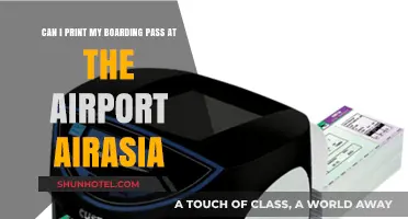 Printing Your AirAsia Boarding Pass at the Airport