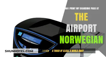 Printing Your Norwegian Boarding Pass at the Airport