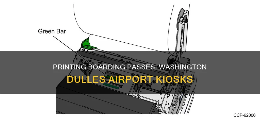 can i print my boarding pass at washington dulles airport