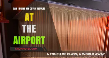 Printing COVID Results: Airport Kiosks to the Rescue