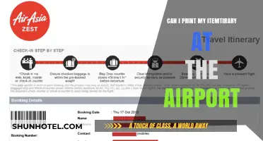 Printing Your Itinerary: Airport Kiosks to the Rescue