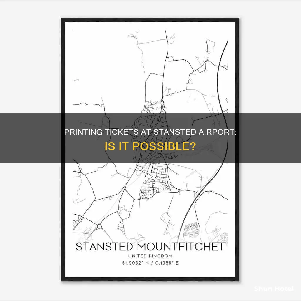 can i print my ticket at stansted airport