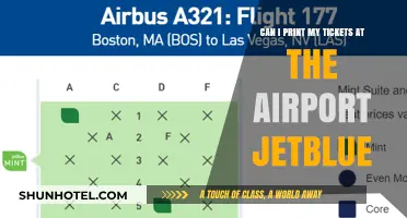 Printing JetBlue Tickets: Airport Options