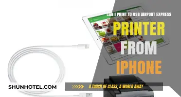 Printing from iPhone via AirPort Express to USB Printer