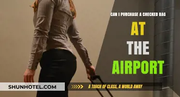 Last-Minute Checked Baggage: Buying at the Airport