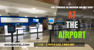 Last-Minute Ticket Purchase: American Airlines Airport Kiosks