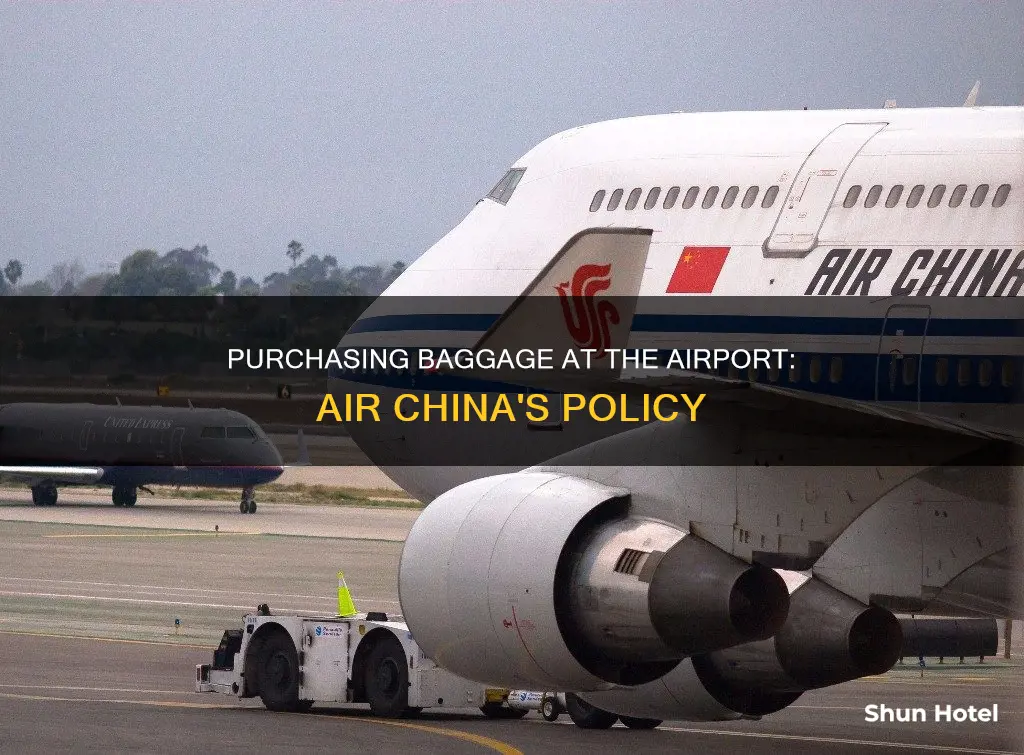 can i purchase baggage at the airport air china