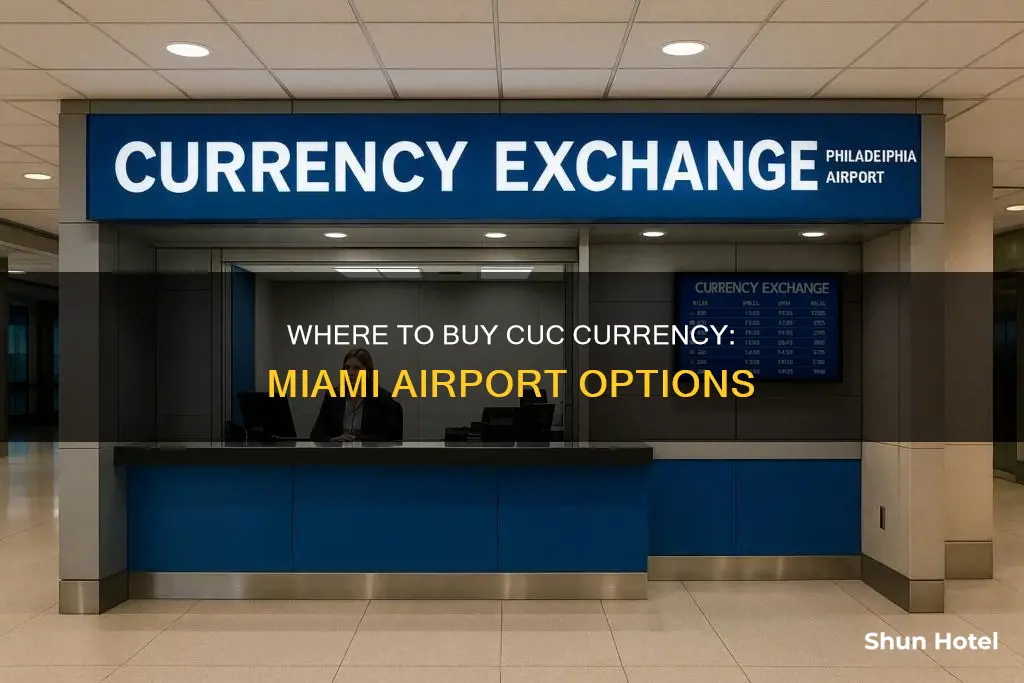 can i purchase cuc cuban currency in the miami airport