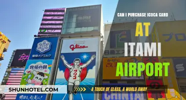 Where to Buy an ICOCA Card at Itami Airport?