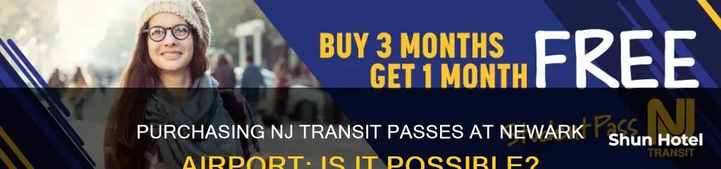 can i purchase nj transit pass at newark airport