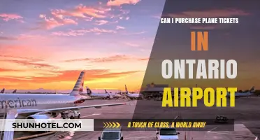 Ontario Airport: Buying Plane Tickets In-Person