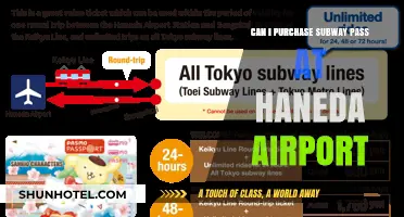 Haneda Airport: Buying Subway Passes Easily
