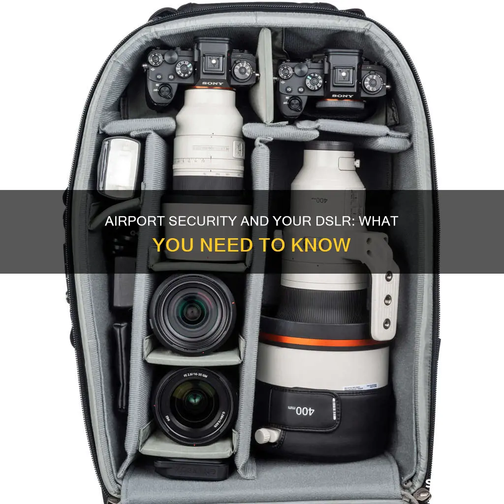 can i put my dslr through airport security
