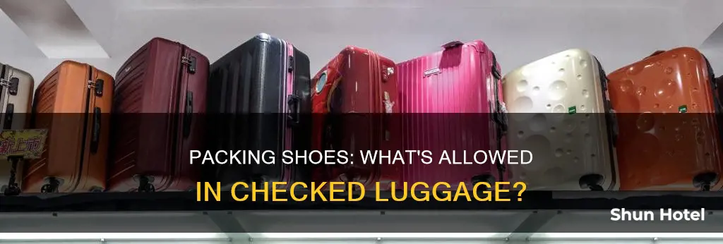 can i put shoes in my luggage airport