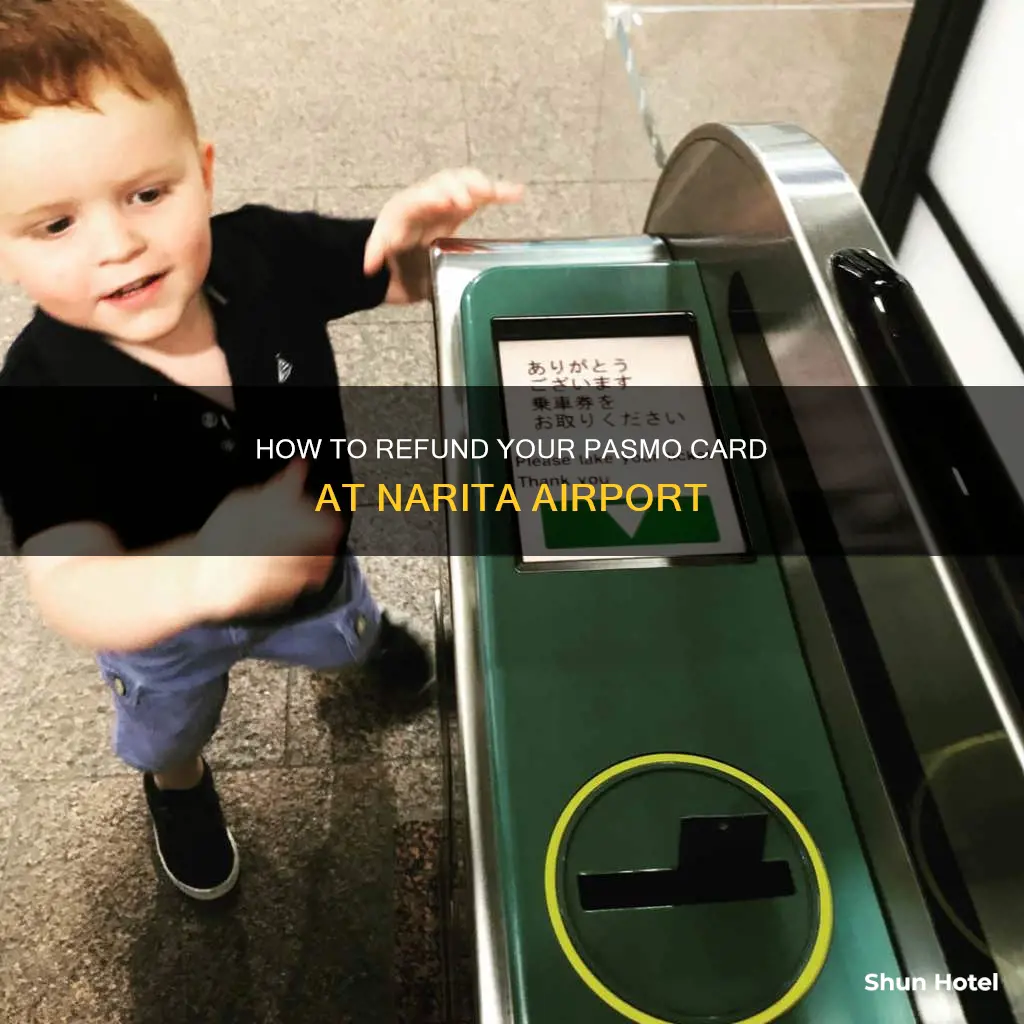 can i refund my pasmo card at narita airport