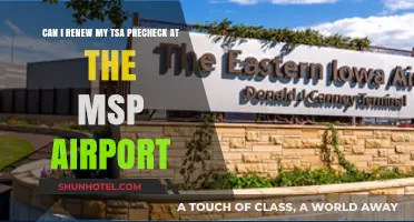 MSP Airport: TSA PreCheck Renewal Options