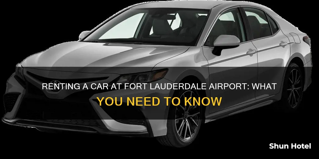 can i rent a car at fort lauderdale airport