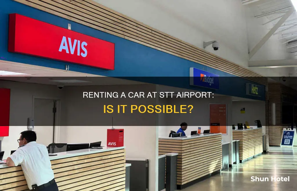 can i rent a car at the stt airport