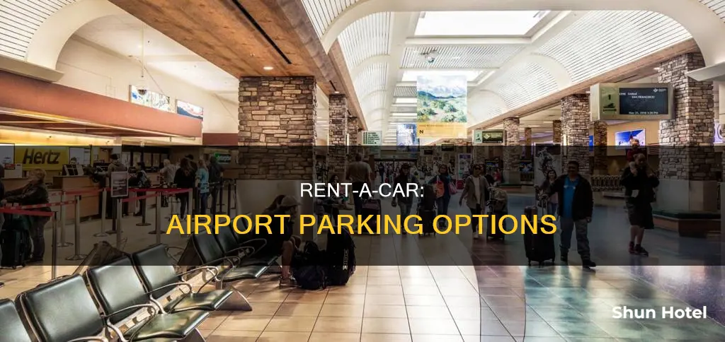 can i rent car and park at airport