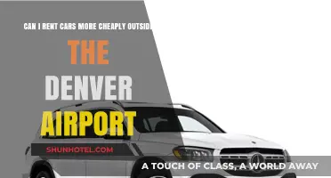 Denver Airport Car Rentals: Cheaper Outside?