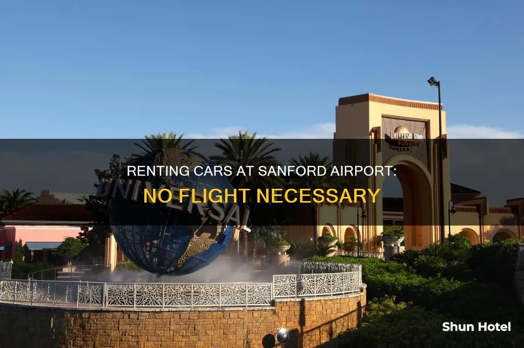 can i rent from sanford airport if not flying