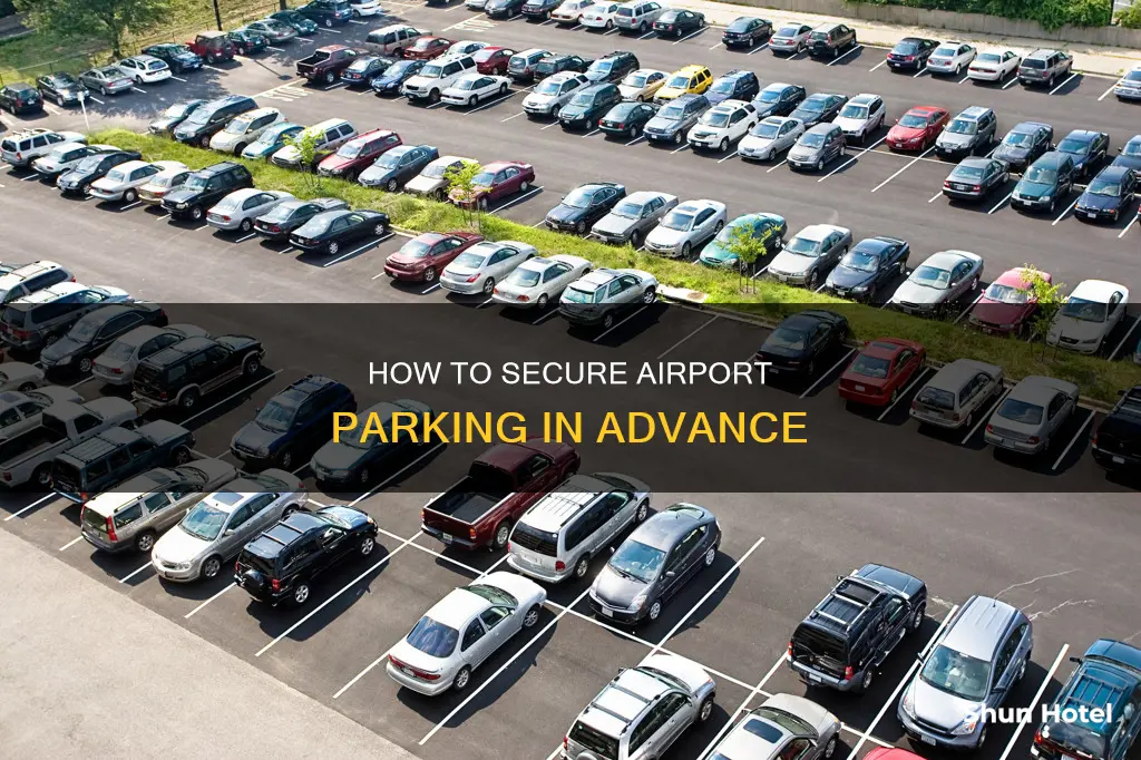 can i reserve airport parking