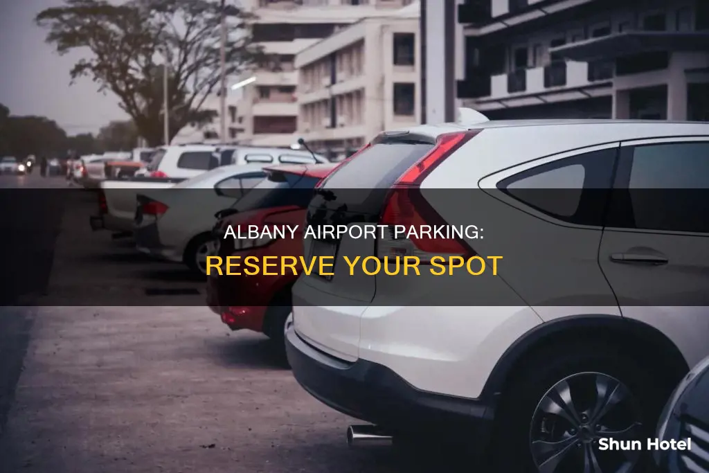 can i reserve parking at albany airport