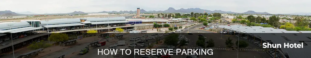 can i reserve parking at aza airport