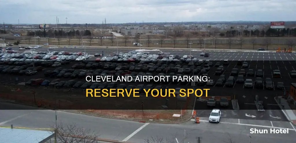 can i reserve parking at cleveland airport