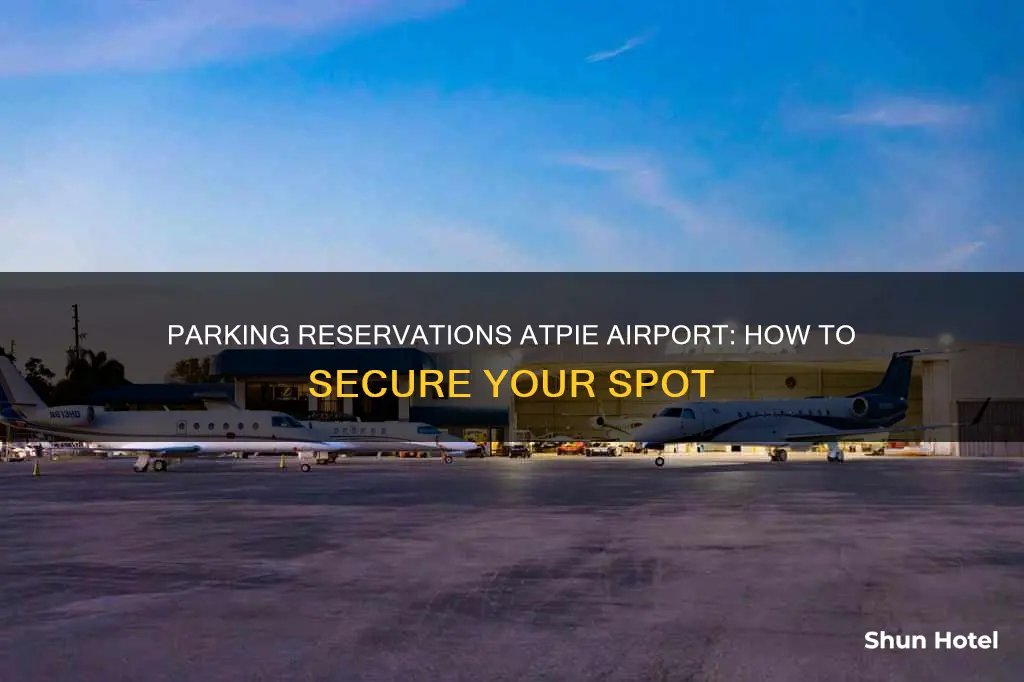can i reserve parking at pie airport