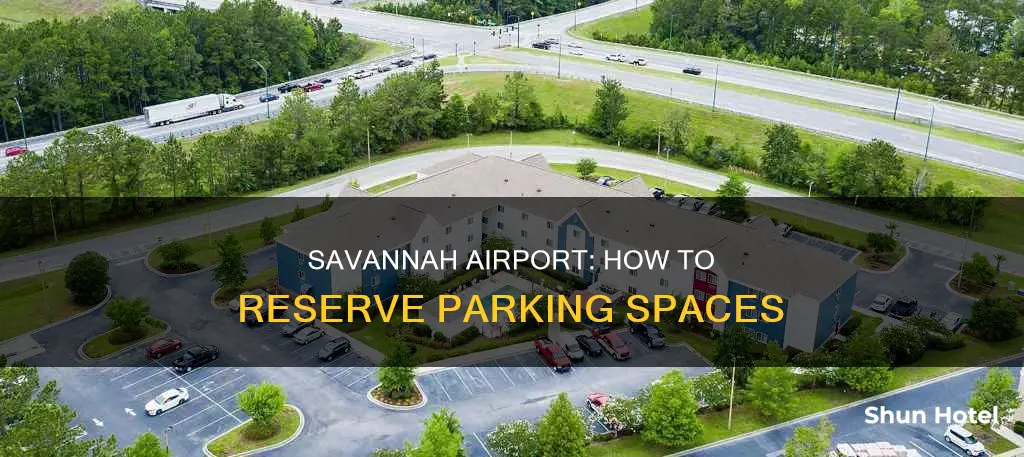 can i reserve parking at savannah airport
