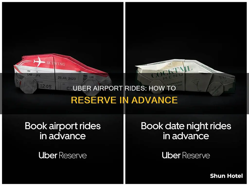 can i reserve uber ride from an airport