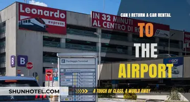Returning Rental Cars: Airport Drop-off Options