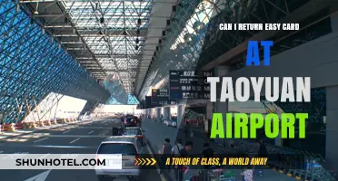 Returning Easy Cards at Taoyuan Airport