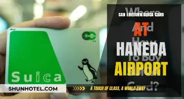 Returning Suica Cards: Haneda Airport Options