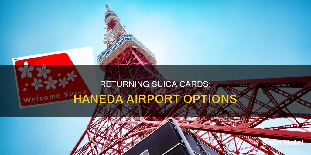 can i return suica card at haneda airport