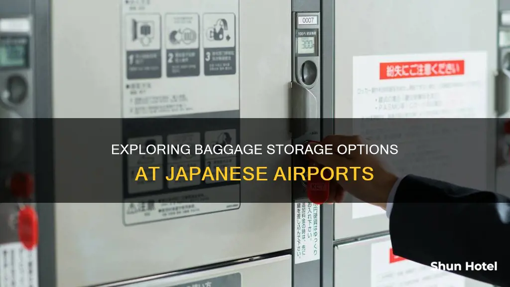 can i save my baggae at the japan airport