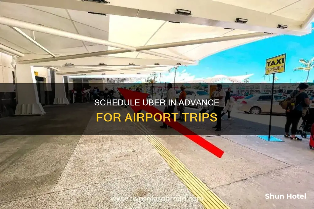 can i schedule uber for morning airport pickup