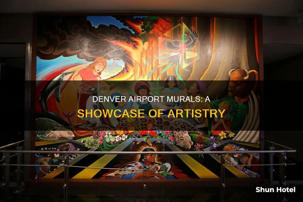 can i see the denver murals at the airport