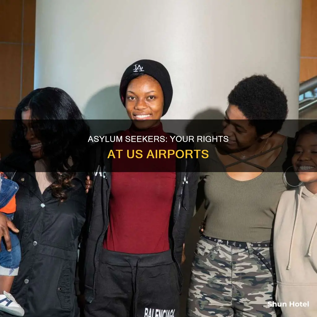 can i seeking asylum in the usa airport