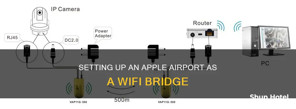 can i set up a1264 airport as a wifi bridge