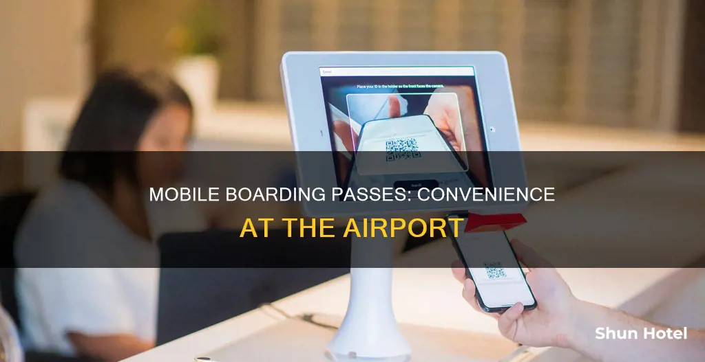 can i show e ticket on mobile at airport
