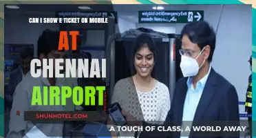 Mobile e-Tickets: Chennai Airport's Quick Access