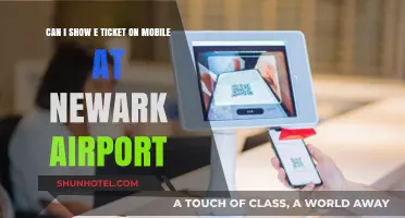 Mobile E-Tickets: Hassle-Free Travel at Newark Airport