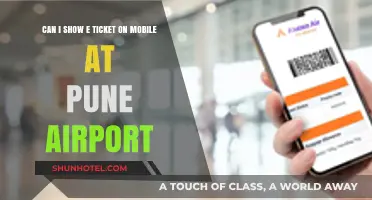 Mobile e-tickets: What's Allowed at Pune Airport?