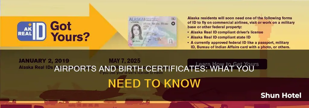 can i show my birth certificate at the airport