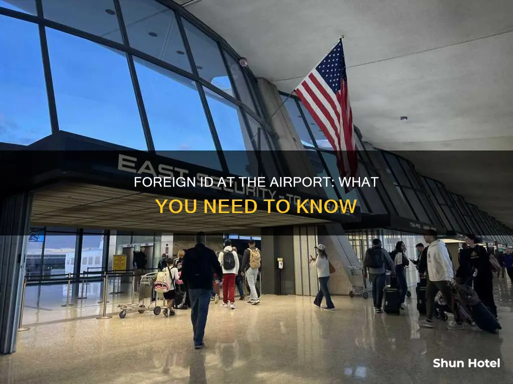 can i show my foreign id at the airport