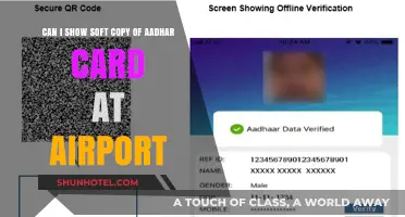 Soft Copy of Aadhaar: Valid ID at Airports?