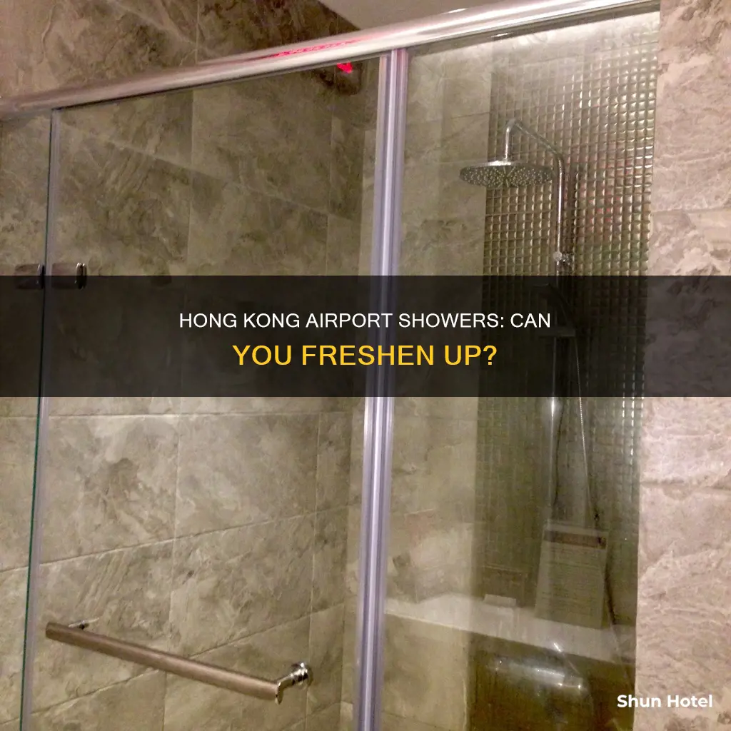 can i shower at hong kong airport