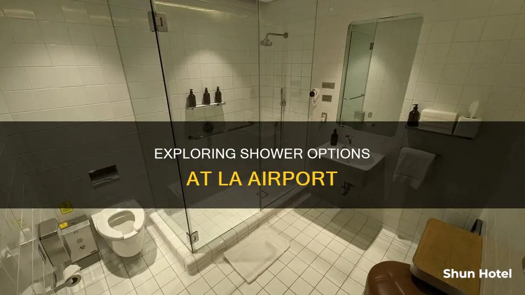 can i shower at the la airport